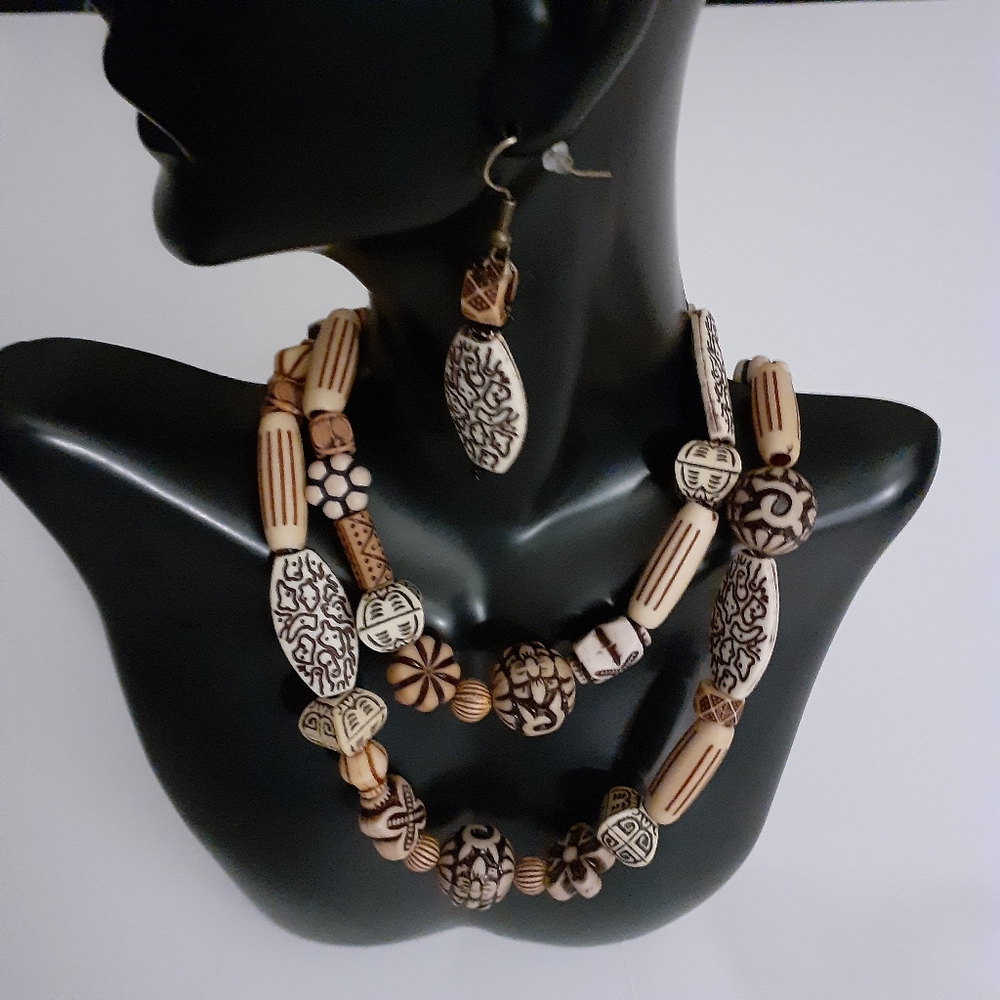 A necklace  set